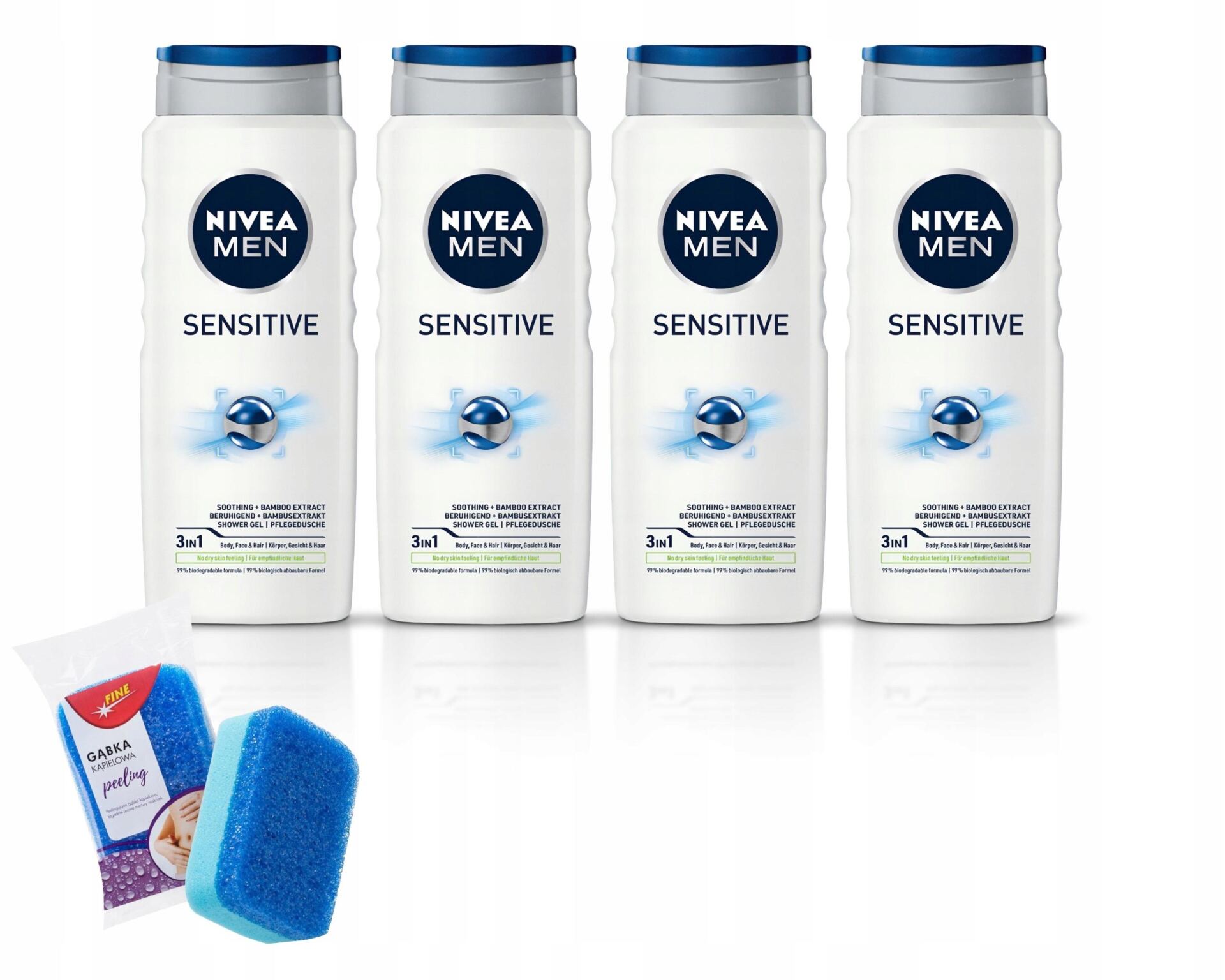NIVEA MEN Żel pod prysznic Sensitive 500ml - obrazek 12