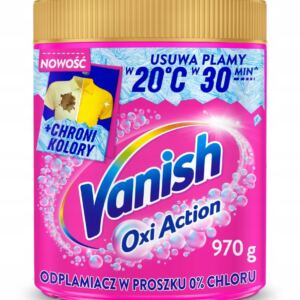 Vanish Odplamiacz W Proszku Do Rzeczy Kolorowych Multi Action Pink 970g