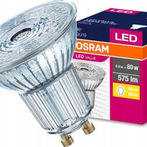 OSRAM 呕ar贸wka LED HALOGEN GU10 6,9W 80W 3000K