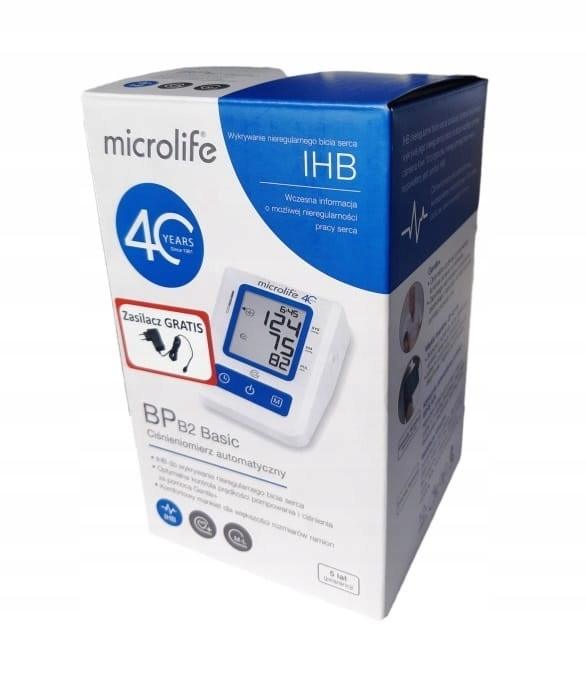 Microlife Ciśnieniomierz Naramienny Elektroniczny BP B2 Basic+zasilacz - obrazek 6