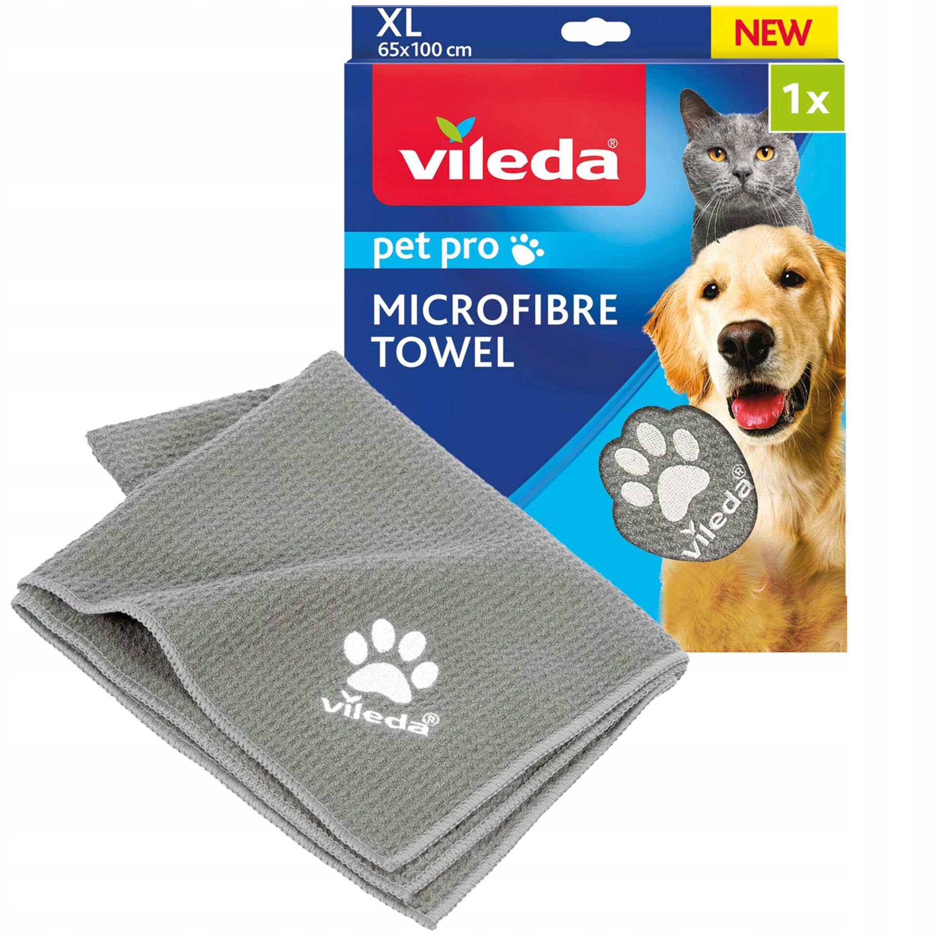 Ręcznik z mikrofibry dla zwierząt Vileda Pet Pro XL