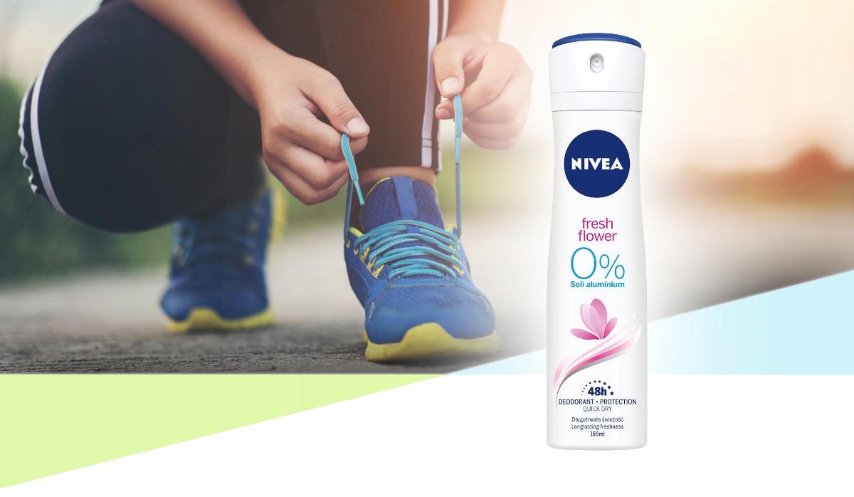 NIVEA FRESH FLOWER 0% SOLI ALUMINUM DEZODORANT W SPRAYu 150 ML - obrazek 6