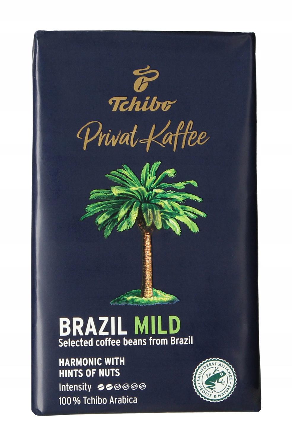 Tchibo Privat Kaffee Brazil Mild Kawa mielona 250 g Arabika