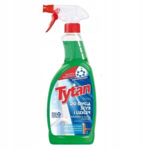 TYTAN P艁YN DO MYCIA SZYB OKIEN LUSTER SPRAY 750 NANOTECHNOLOGIA