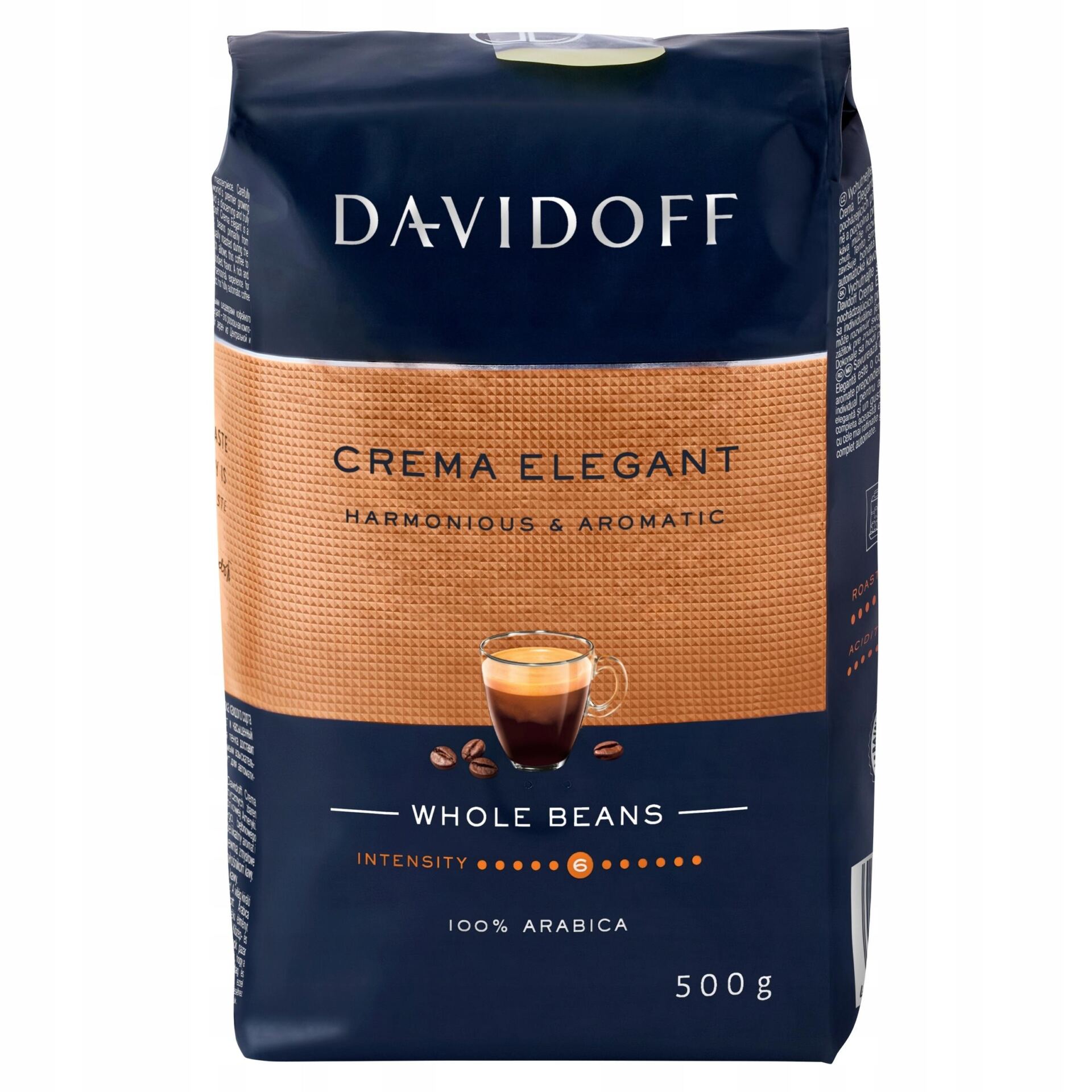 Davidoff Cafe Crema Elegant 500 g Kawa Ziarnista Arabika