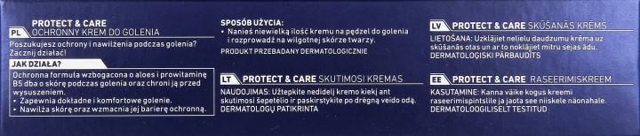 NIVEA MEN Krem do golenia Protect&Care 100ml - obrazek 10