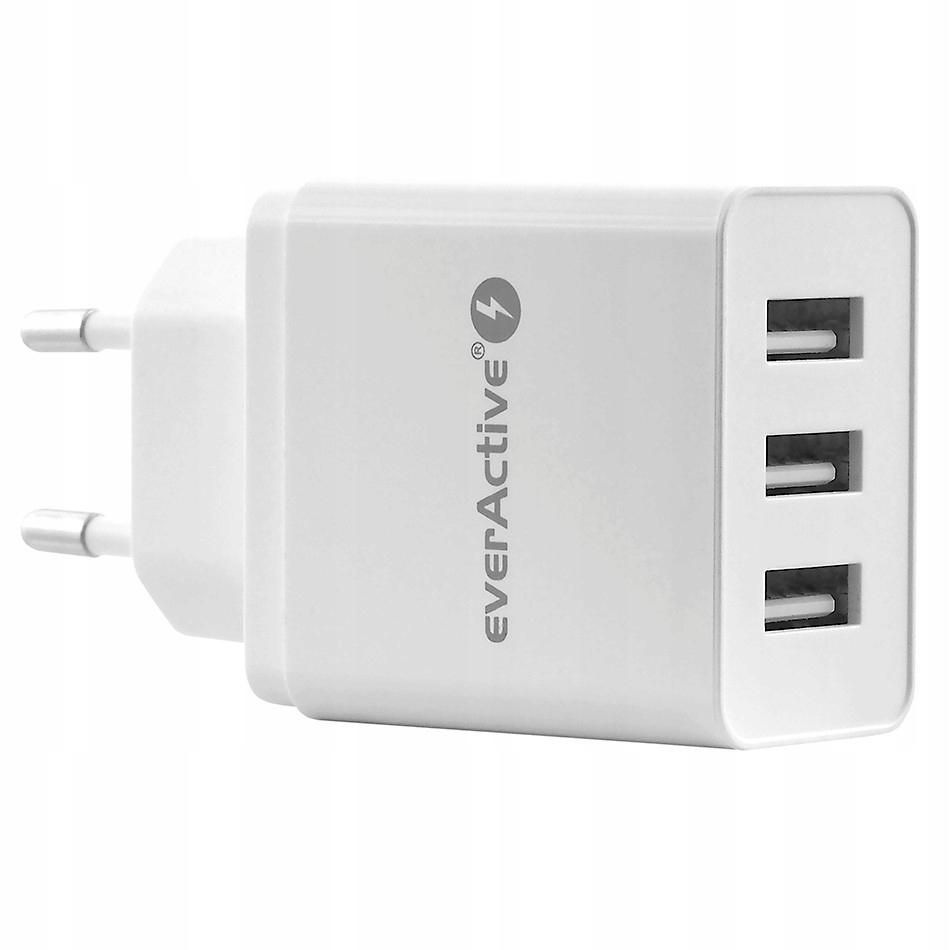 EverActive Ładowarka sieciowa Smart USB Charger SC-300 3,4A 5V - obrazek 5