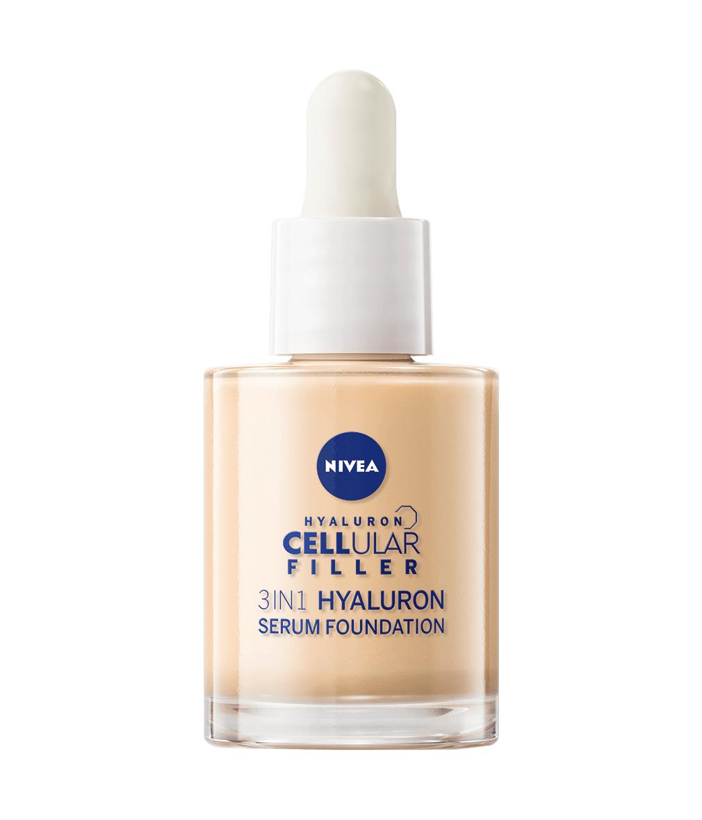 NIVEA HYALURON CELLULAR FILLER 3W1 SERUM-PODKŁAD kolor jasny, 30ml - obrazek 9