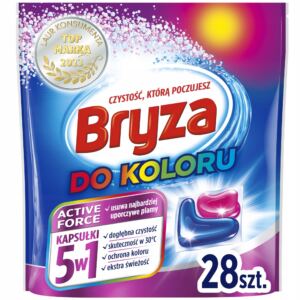 Bryza 5w1 ACTIVE FORCE kapsu艂ki Prania Rzeczy Kolorowych DO KOLORU 28 Sztuk
