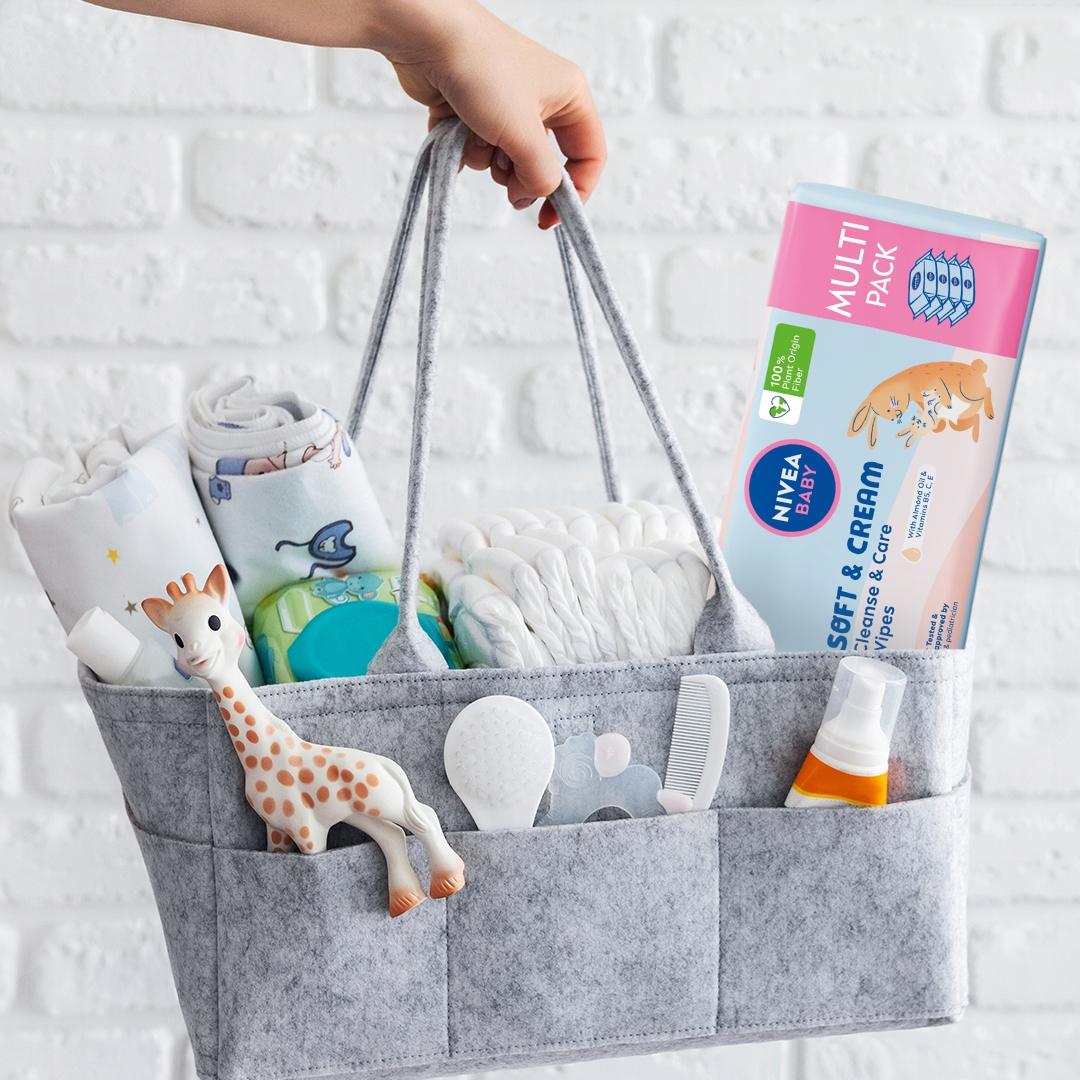 NIVEA BABY Chusteczki nawilżane Biodegradowalne Soft & Cream 2 x 57 sztuk - obrazek 14