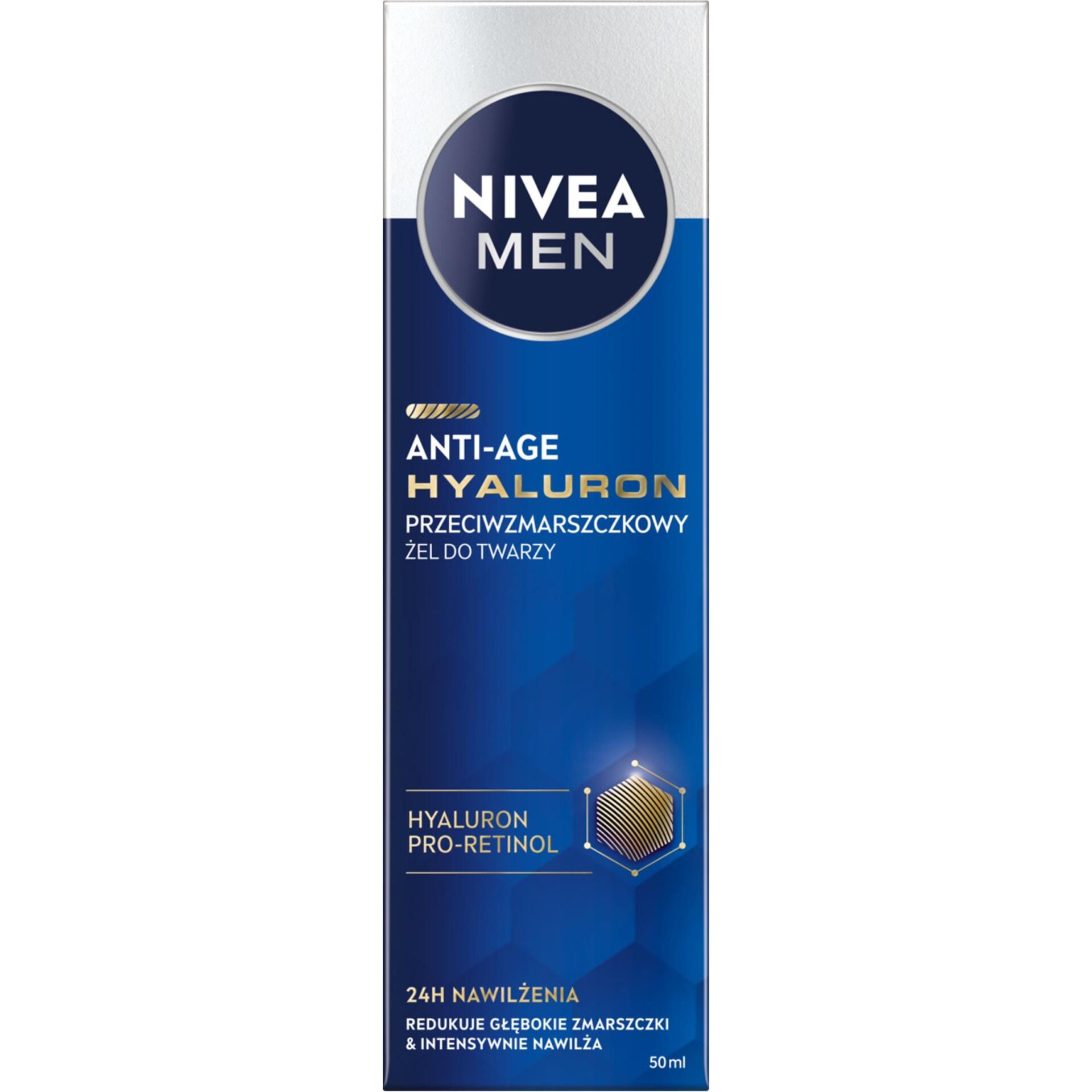 NIVEA MEN HYALURON Przeciwzmarszczkowy Żel do twarzy, 50 ml - obrazek 10