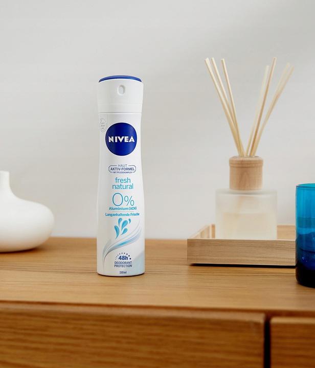 NIVEA FRESH NATURAL DEZODORANT W SPRAYU 150 ml - obrazek 5
