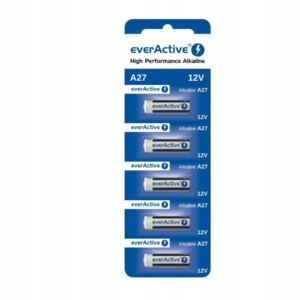 EverActive Baterie Alkaline MN27 5BL A27 5 sztuk