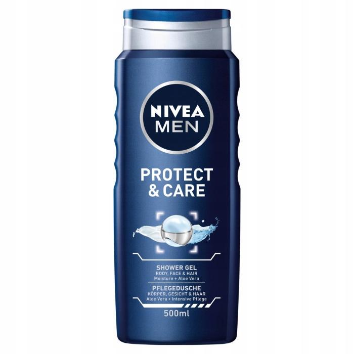 NIVEA PIELĘGNUJĄCY ŻEL POD PRYSZNIC PROTECT & CARE 500 ML - obrazek 7