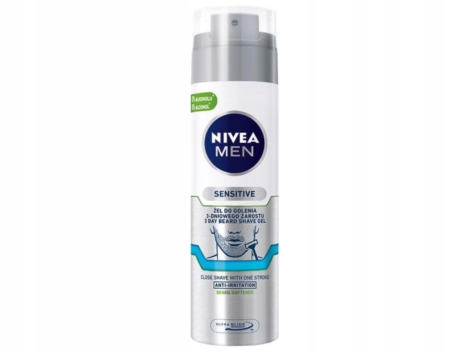 NIVEA MEN Żel do golenia 3-dniowego zarostu 200 ml - obrazek 4