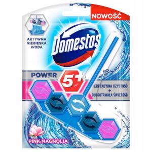 Domestos Power 5+ Kostka Niebieska Woda Magnolia