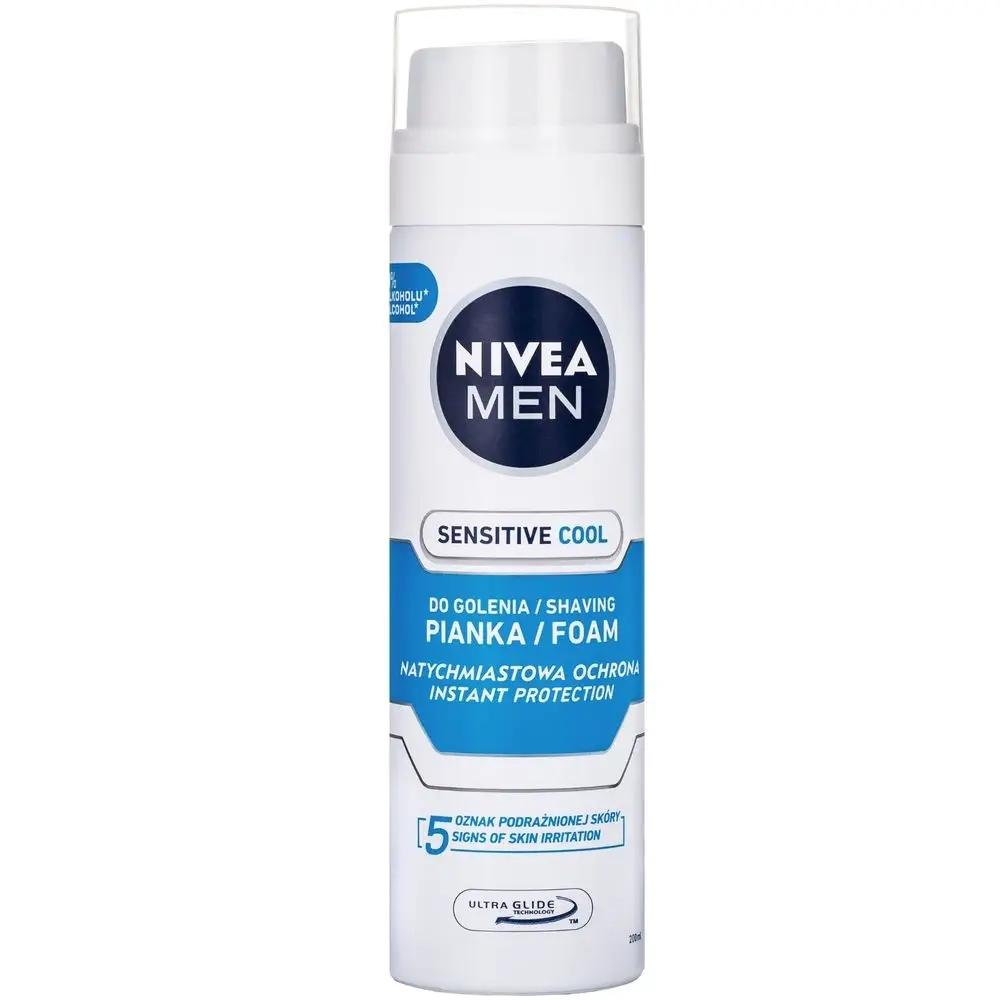 NIVEA MEN SENSITIVE COOL PIANKA DO GOLENIA 200ML - obrazek 6