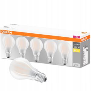 OSRAM 5x 呕ar贸wka LED FILAMENT E27 6W = 60W 806lm