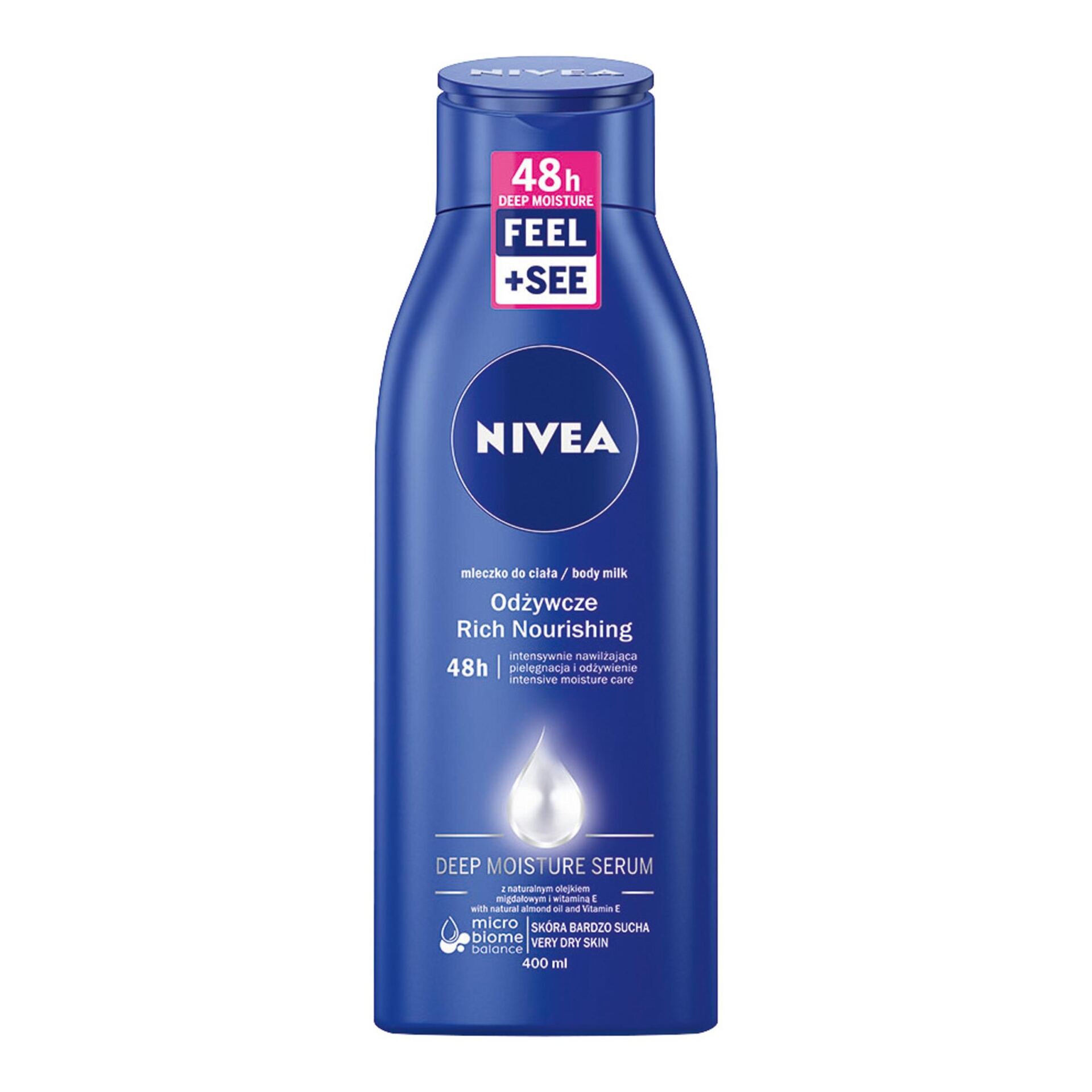 NIVEA Mleczko Odżywcze do ciała 400ml BODY - obrazek 8