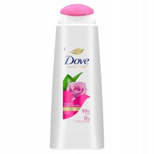 DOVE Szampon do mycia włosów z aloesem i wodą różaną Aloe&Rose Water 400 ML