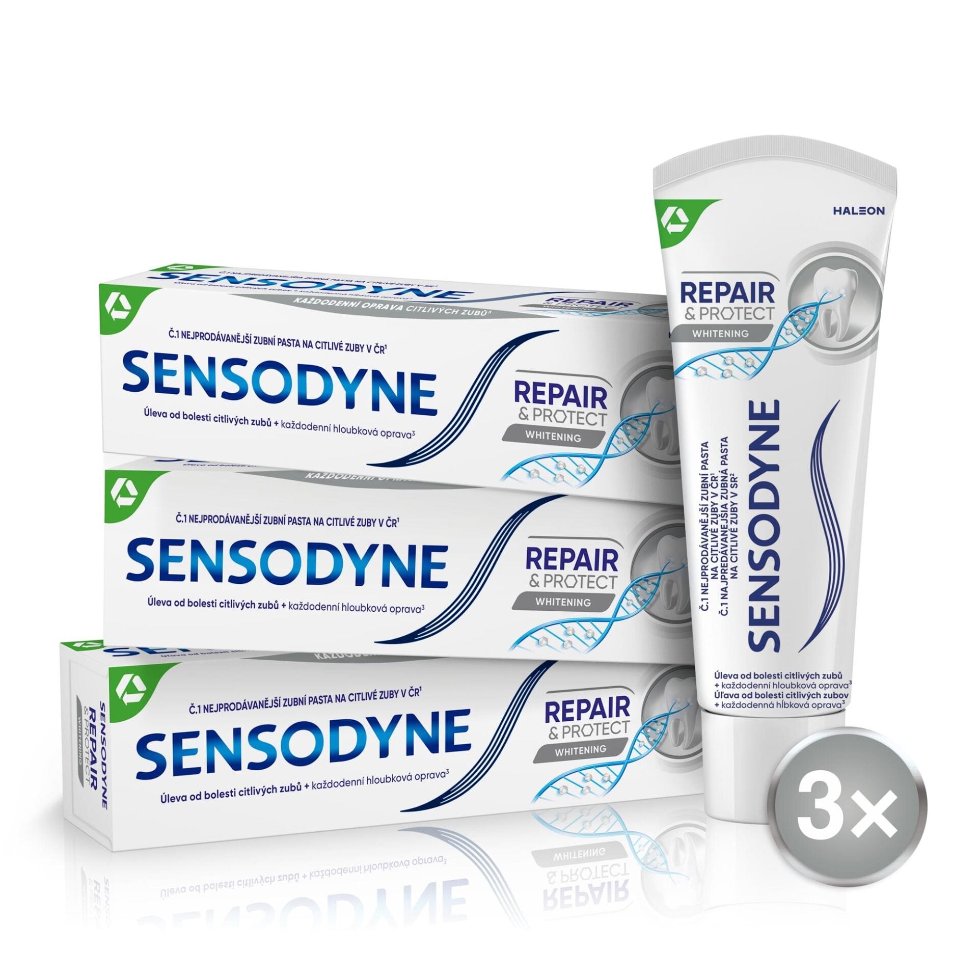 Sensodyne Pasta do zębów Odbudowa i Ochrona miętowa ochrona szkliwa 75ml - obrazek 2