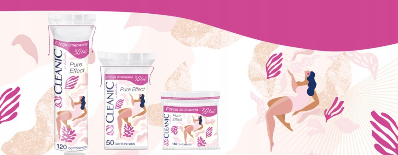Cleanic Pure Płatki higieniczne bawełniane owalne - obrazek 2