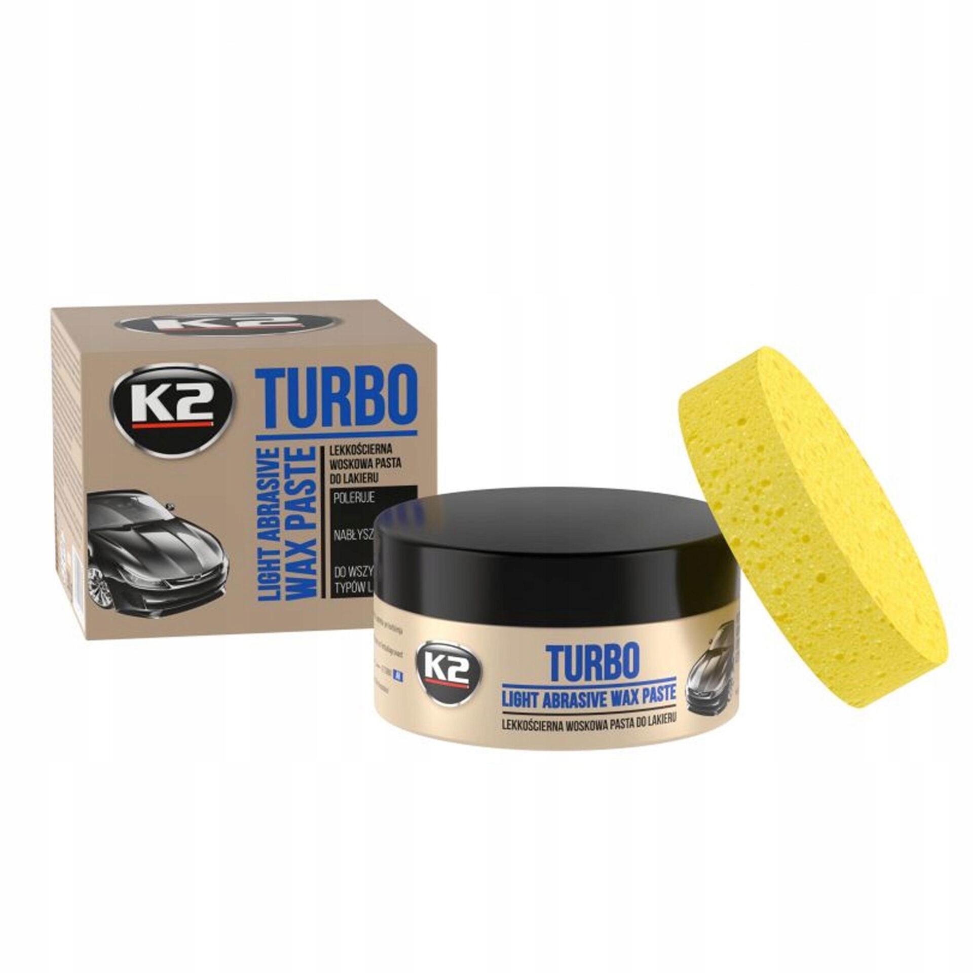 K2 Turbo Pasta do Polerowania Lakieru Samochodu Turbo 250g K004