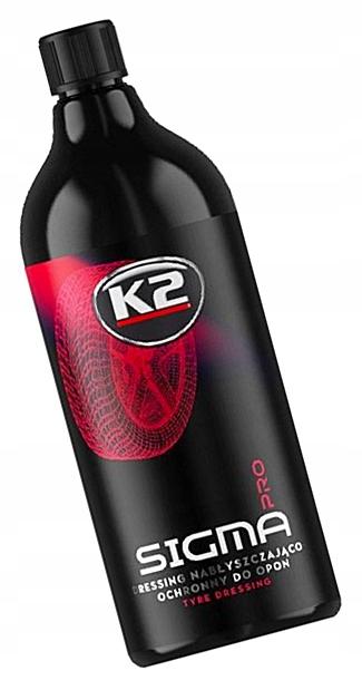 K2 Sigma PRO Żel Nabłyszczająco - Ochronny do Opon Gumy Czernidło 1L D1101 - obrazek 9