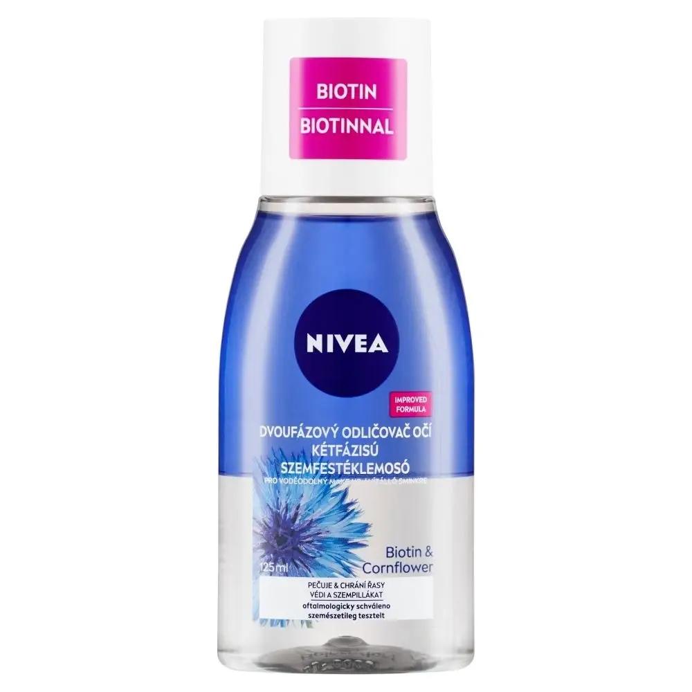 NIVEA Dwufazowy płyn do demakijażu oczu z biotyną i bławatkiem 125ml - obrazek 6