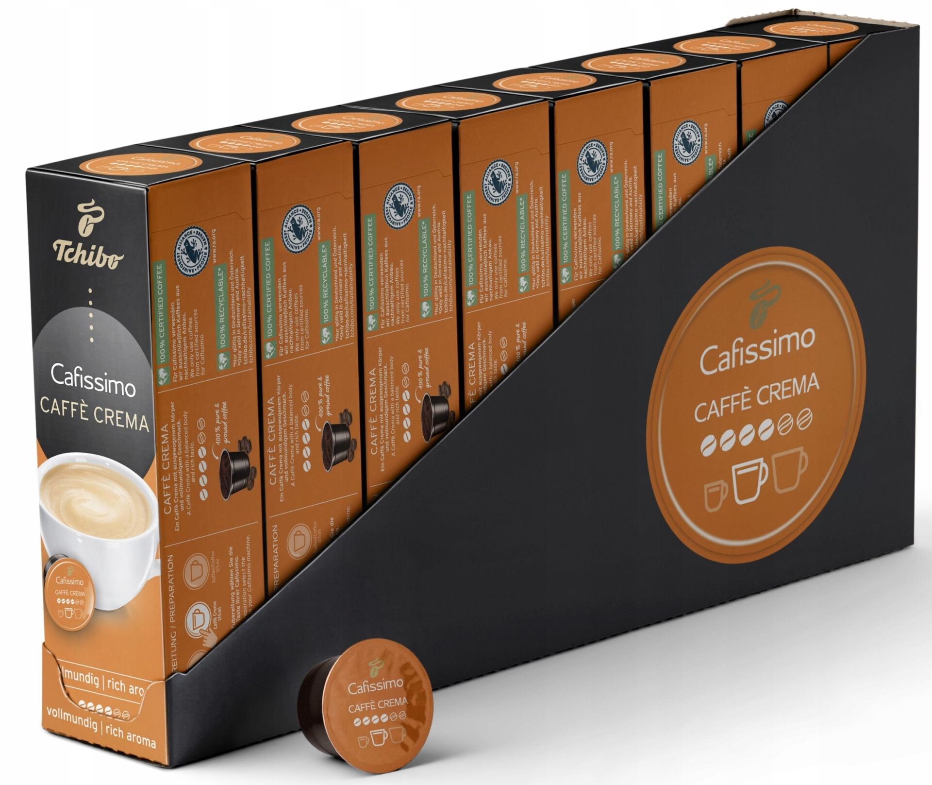 Tchibo Cafissimo Crema Rich Aroma 10 Kapsułek Arabika - obrazek 13