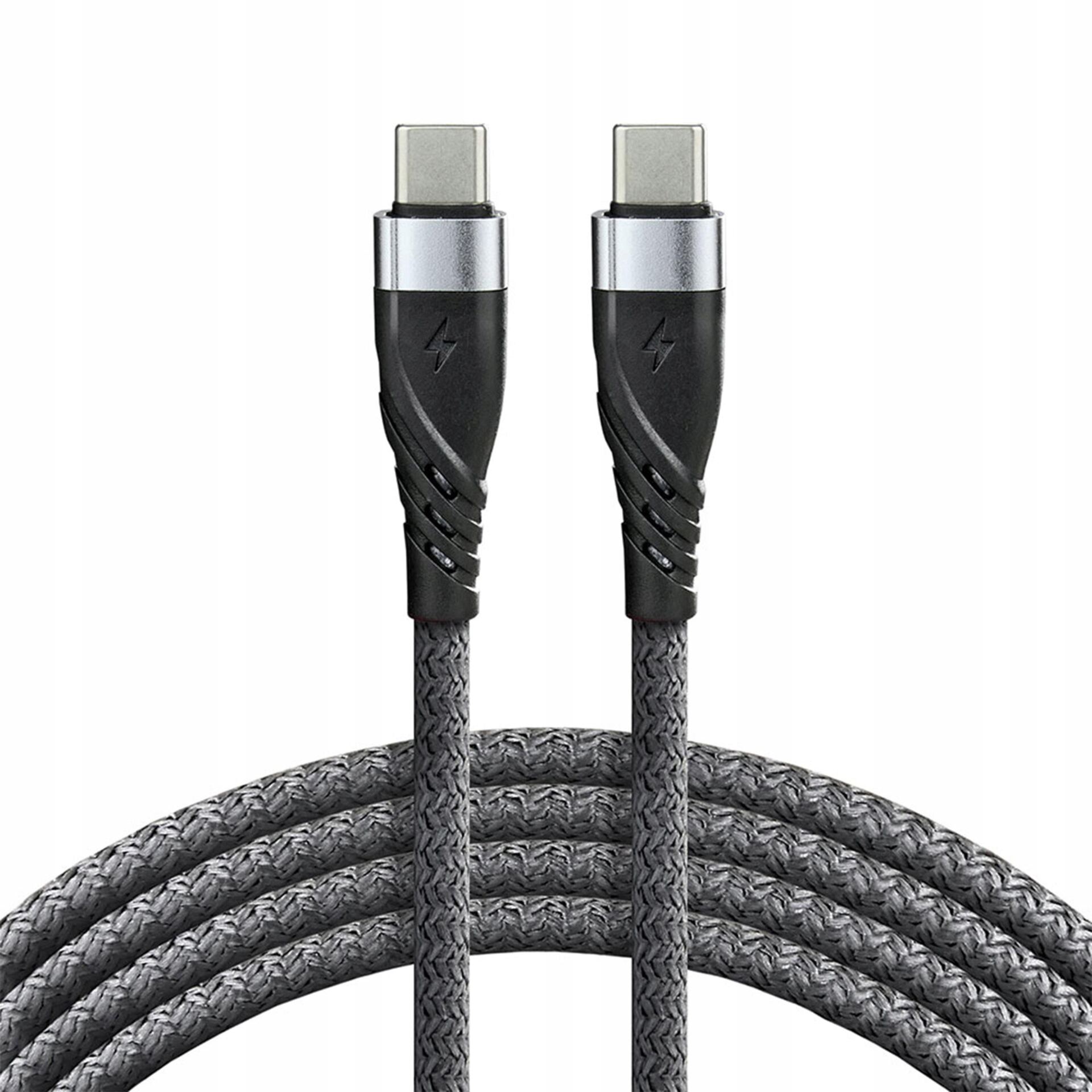 EverActive Kabel do ładowania USB-C USB-C 1m CBB-1PDG 3A 60W
