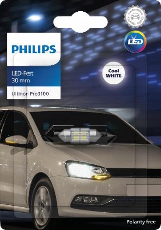 Żarówka LED PHILIPS Ultinon Pro3100 30mm 6000K - obrazek 2