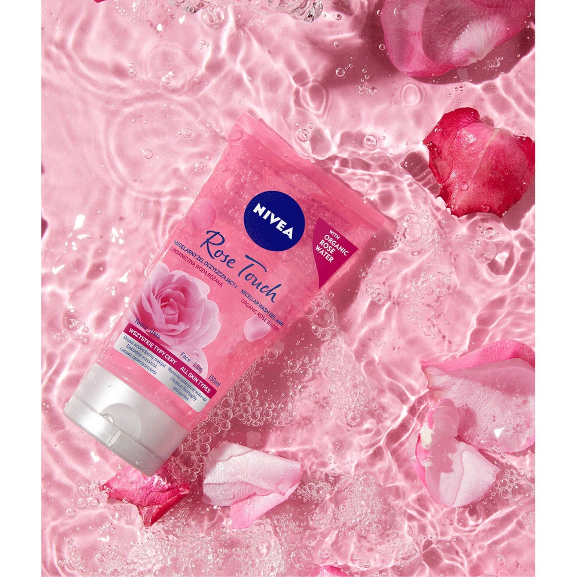 NIVEA MicellAIR żel micelarny z wodą różaną 150ml - obrazek 8