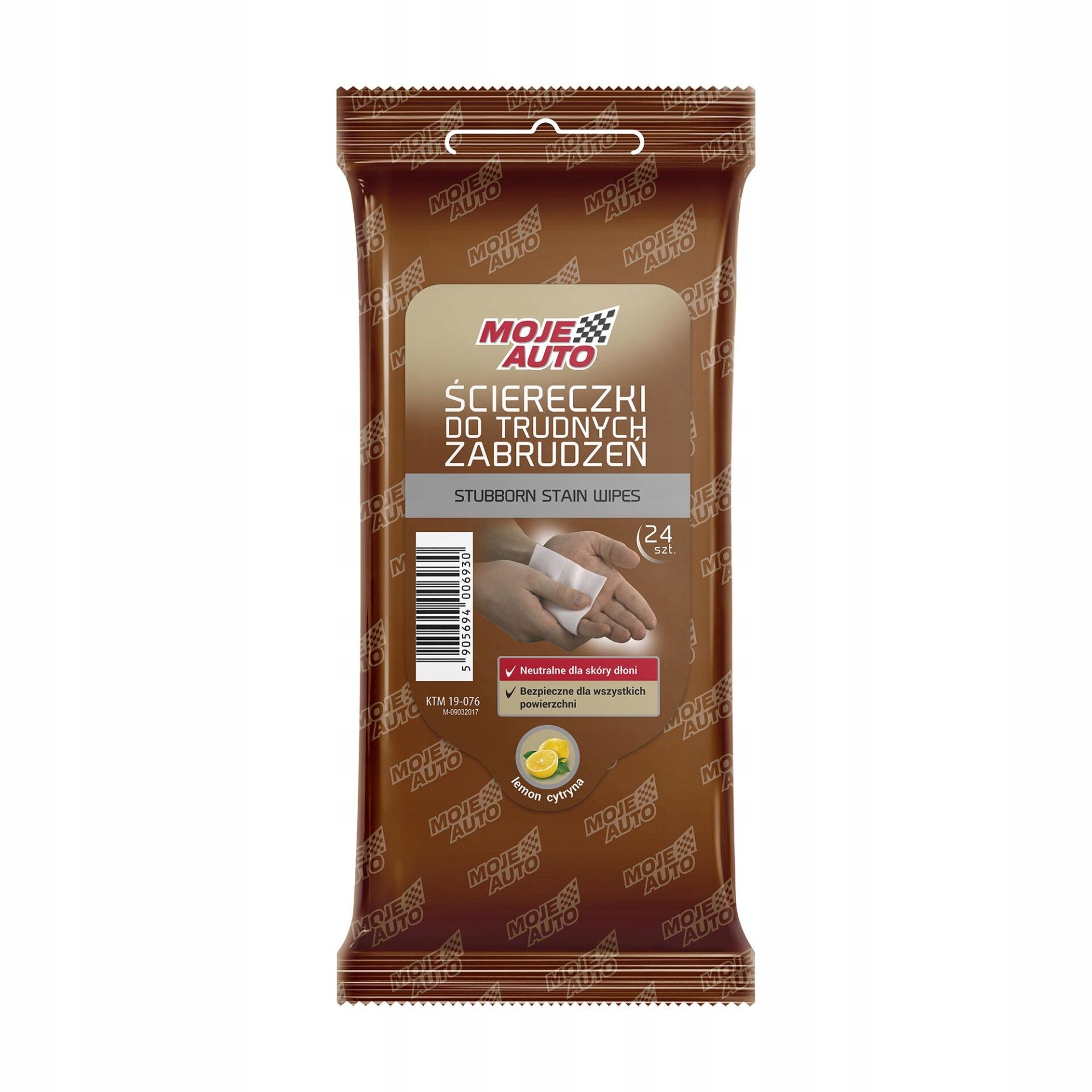 MOJE AUTO Ściereczki do Trudnych Zabrudzeń 24 sztuki