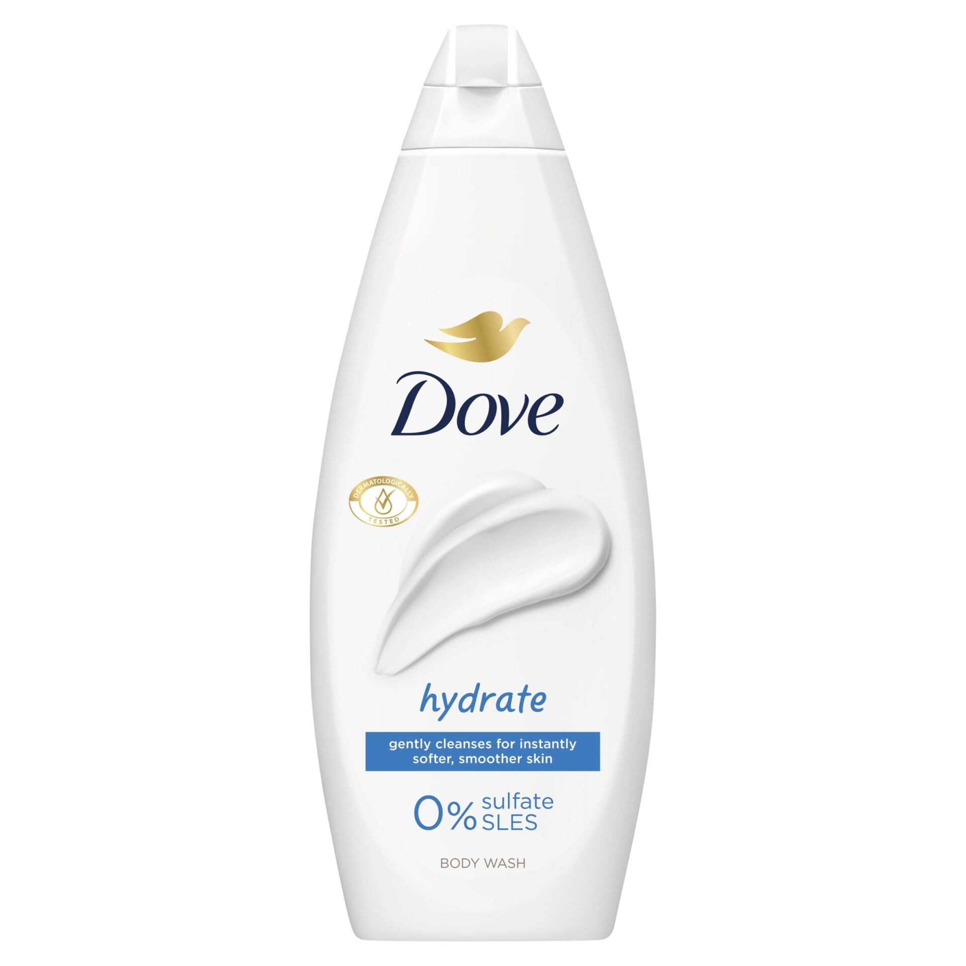 Dove Hydrate Delikatny Żel Pod Prysznic do Kąpieli Nawilża 0% SLES 720ml - obrazek 2