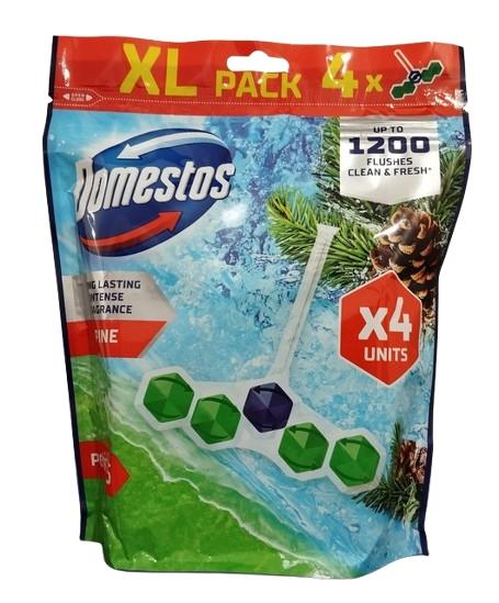Zawieszka Domestos Power 5 kostka do WC Pełna Moc aż 1200 użyć Pine 4x50g - obrazek 2