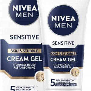 NIVEA MEN Sensitive Krem-żel do twarzy i 3-dniowego zarostu 50 ml