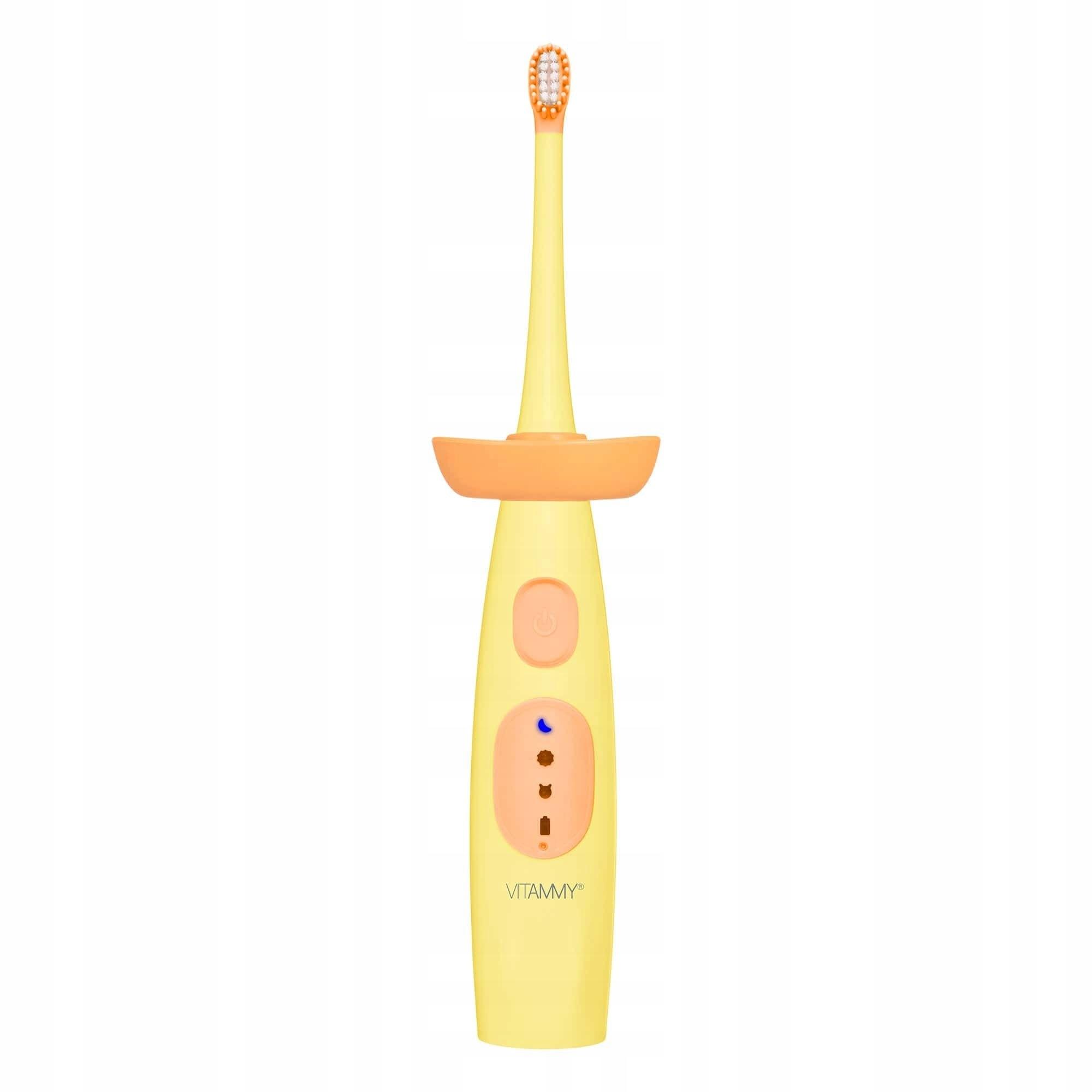 VITAMMY DINO SZCZOTECZKA SONICZNA ELEKTRYCZNA DO ZĘBÓW DZIECI 3+ USB TIMER - obrazek 2
