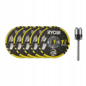 RYOBI Zestaw Tarcz Tnących 38 mm z Blokadą Skrętu RAR301-6