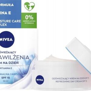 NIVEA 24H NAWILŻENIA ODŚWIEŻAJĄCY KREM NA DZIEŃ CERA NORMALNA 50 ml