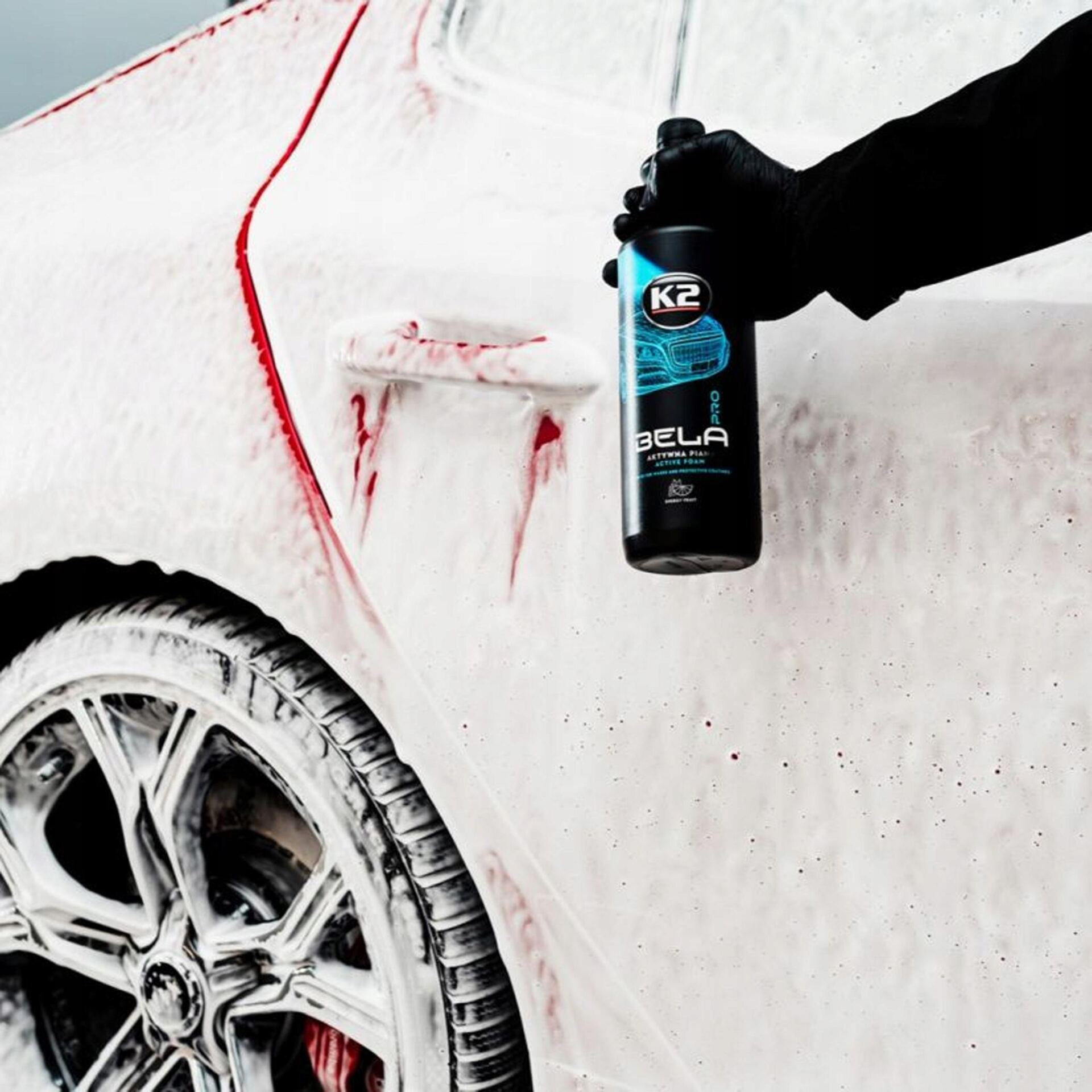 K2 Aktywna Piana do Mycia Wstępnego Bela Pro 1l D0101 Blueberry - obrazek 6