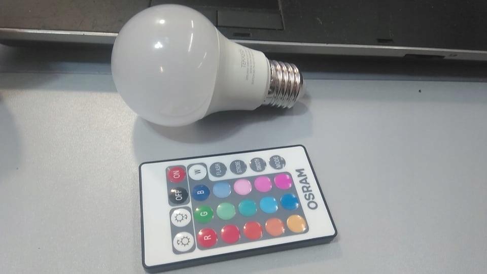 OSRAM LED żarówka RGBW wielokolorowa + PILOT 9W = 60W E27 - obrazek 13