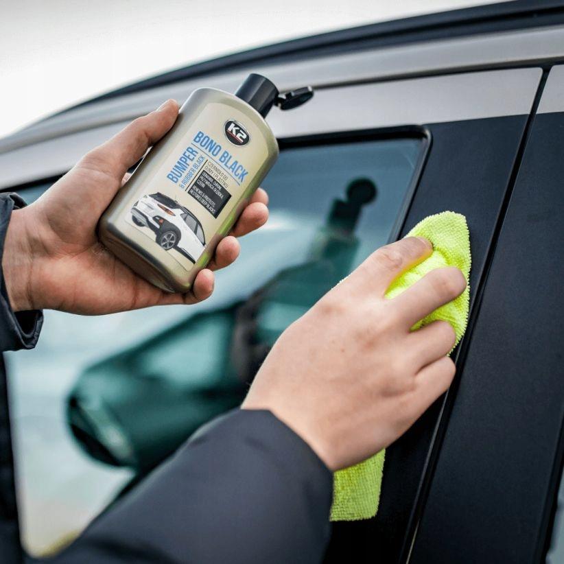 K2 BONO BLACK CZERNIDŁO DO REGENERACJI PLASTIKÓW GUMY ZDERZAKÓW 250ml K030N - obrazek 4