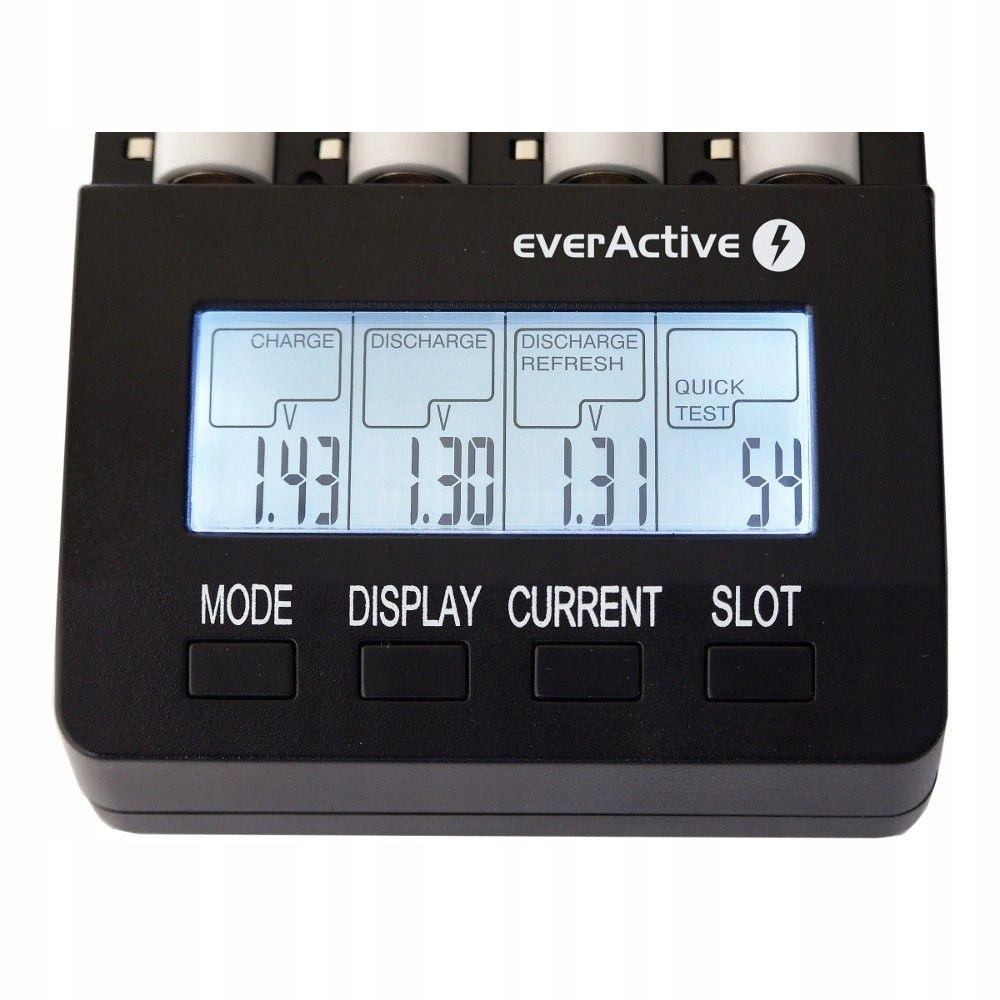 EverActive Ładowarka do akumulatorów AA AAA z wyświetlaczem NC-3000 - obrazek 10