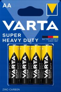 VARTA SUPER HEAVY-DUTY AA R6P Baterie Blister 4 szt.