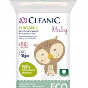 Cleanic Baby ECO Płatki bawełniane dla niemowląt 60 sztuk