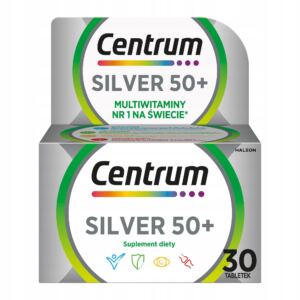 Multiwitamina Centrum Silver 50+ minerały Witaminy dla dorosłych 30 sztuk