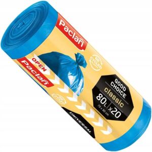 Paclan Worki na Śmieci Classic HD 80L 20 sztuk