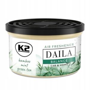K2 DAILA BALLANCE Zapach w Puszce do Auta Samochodu do Domu Mięta Bambus