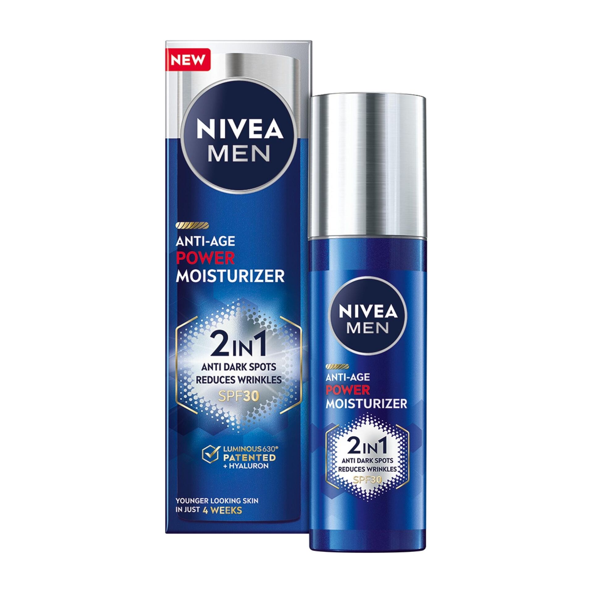NIVEA MEN ANTI-AGE POWER Krem do twarzy SPF 30, 50 ml - obrazek 8
